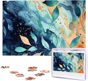 - Challenging Puzzle Wooden Puzzle Unique Picture Puzzles for Birthday Party Gift 29.5" x 19.7 1000 Piece Jigsaw Puzzles carrot tractor strain for Adults - Watercolor Pattern Puzzle 