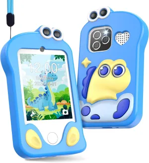 | Christmas Birthday Gift for Boys and Girls Kids Smart Phone, Phone for Kids Ages 3-12 | 2.8" Touchscreen, Dual Camera & Video shore Recording | Educational Learning Toy with Games & Music 