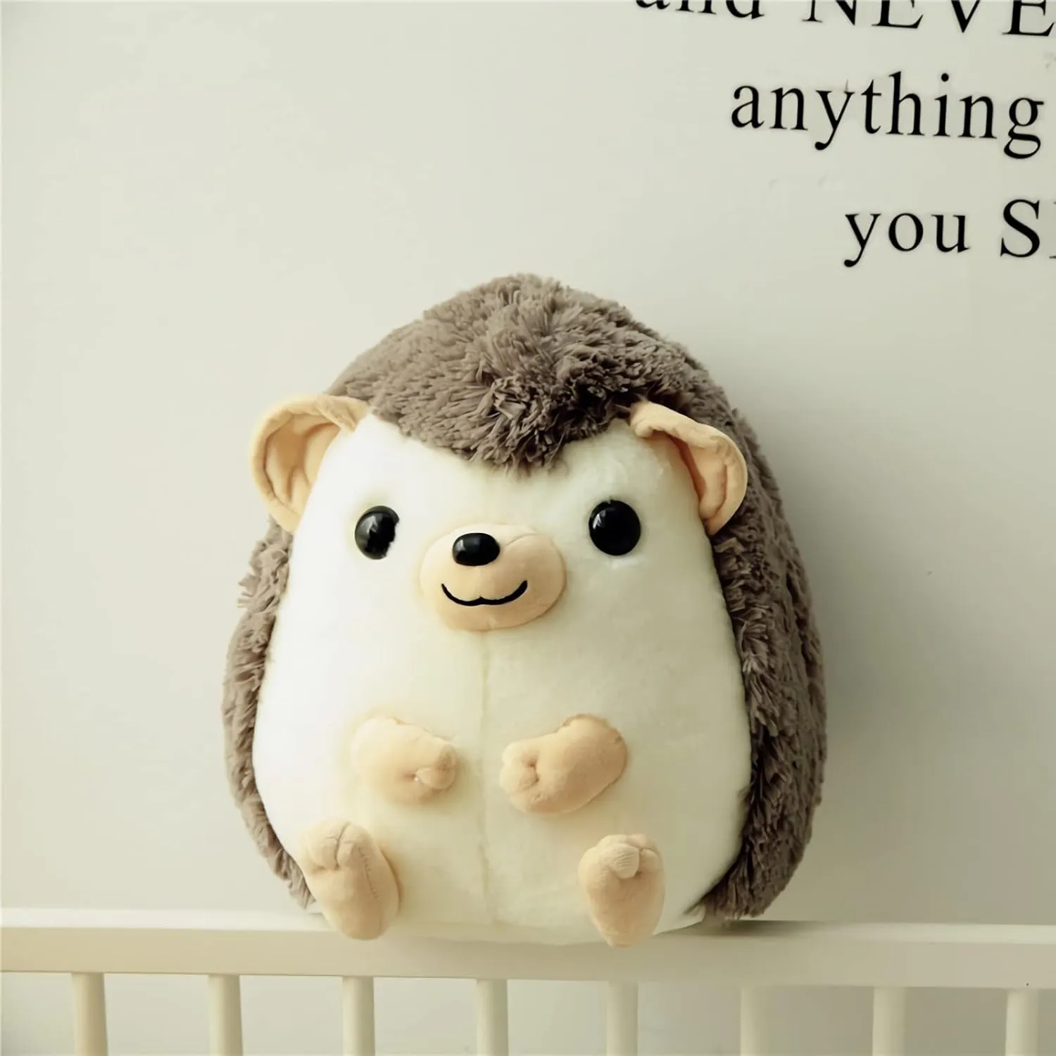 - diplomatic 13.7'' Gray Kawaii Hedgehog Plushie Throw Pillow$ Chubby Soft Plush Toy Doll$ for Him & Her (Gray$Medium) Cute Hedgehog Stuffed Animal Plush Body Pillow 