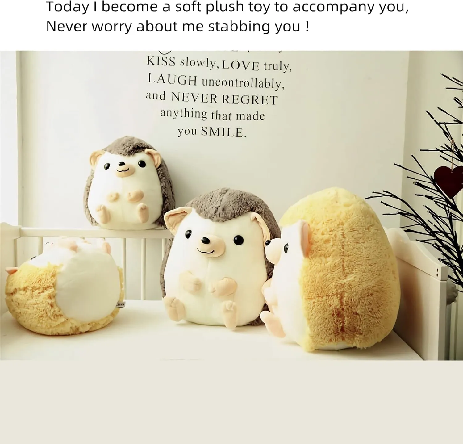 - diplomatic 13.7'' Gray Kawaii Hedgehog Plushie Throw Pillow$ Chubby Soft Plush Toy Doll$ for Him & Her (Gray$Medium) Cute Hedgehog Stuffed Animal Plush Body Pillow 