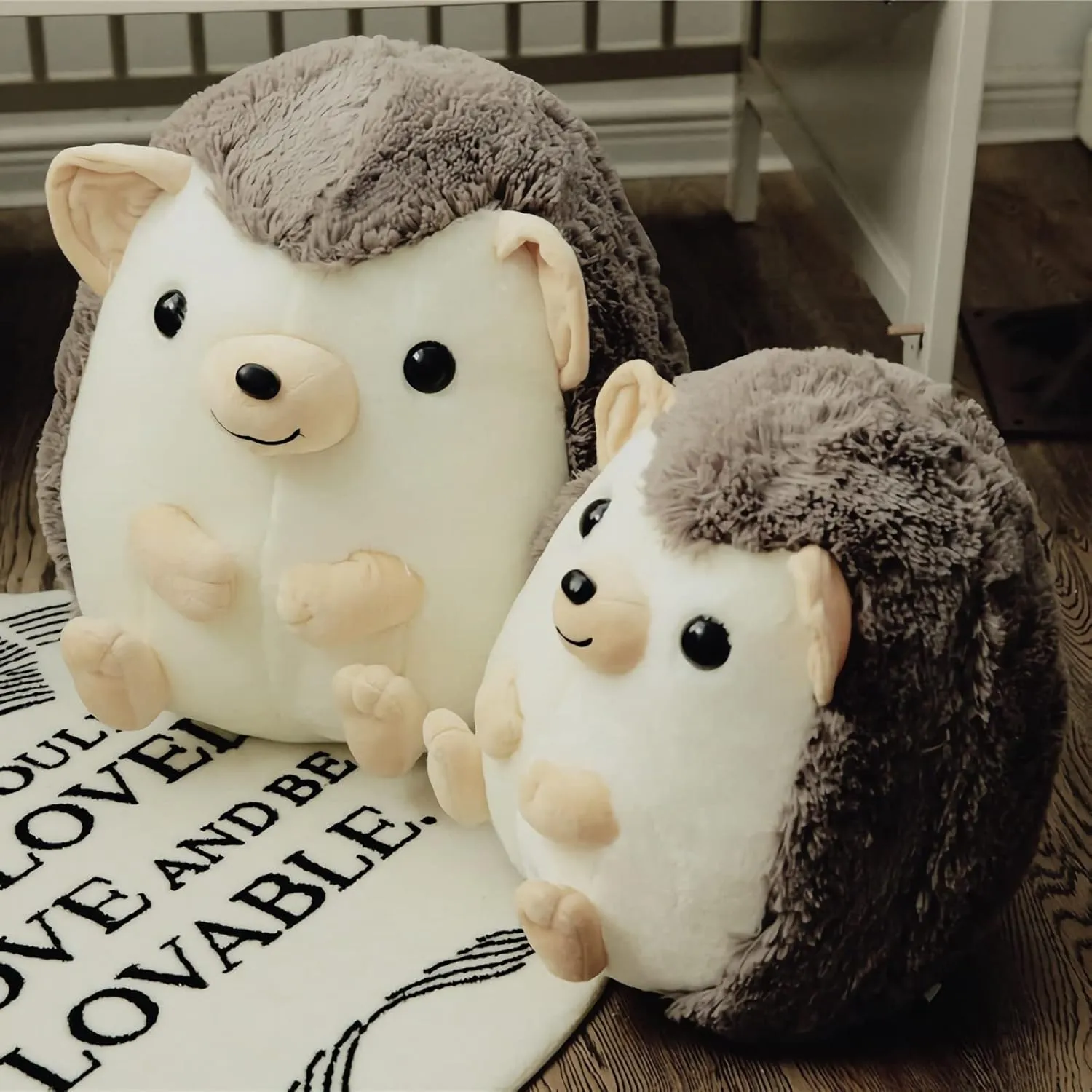 - diplomatic 13.7'' Gray Kawaii Hedgehog Plushie Throw Pillow$ Chubby Soft Plush Toy Doll$ for Him & Her (Gray$Medium) Cute Hedgehog Stuffed Animal Plush Body Pillow 