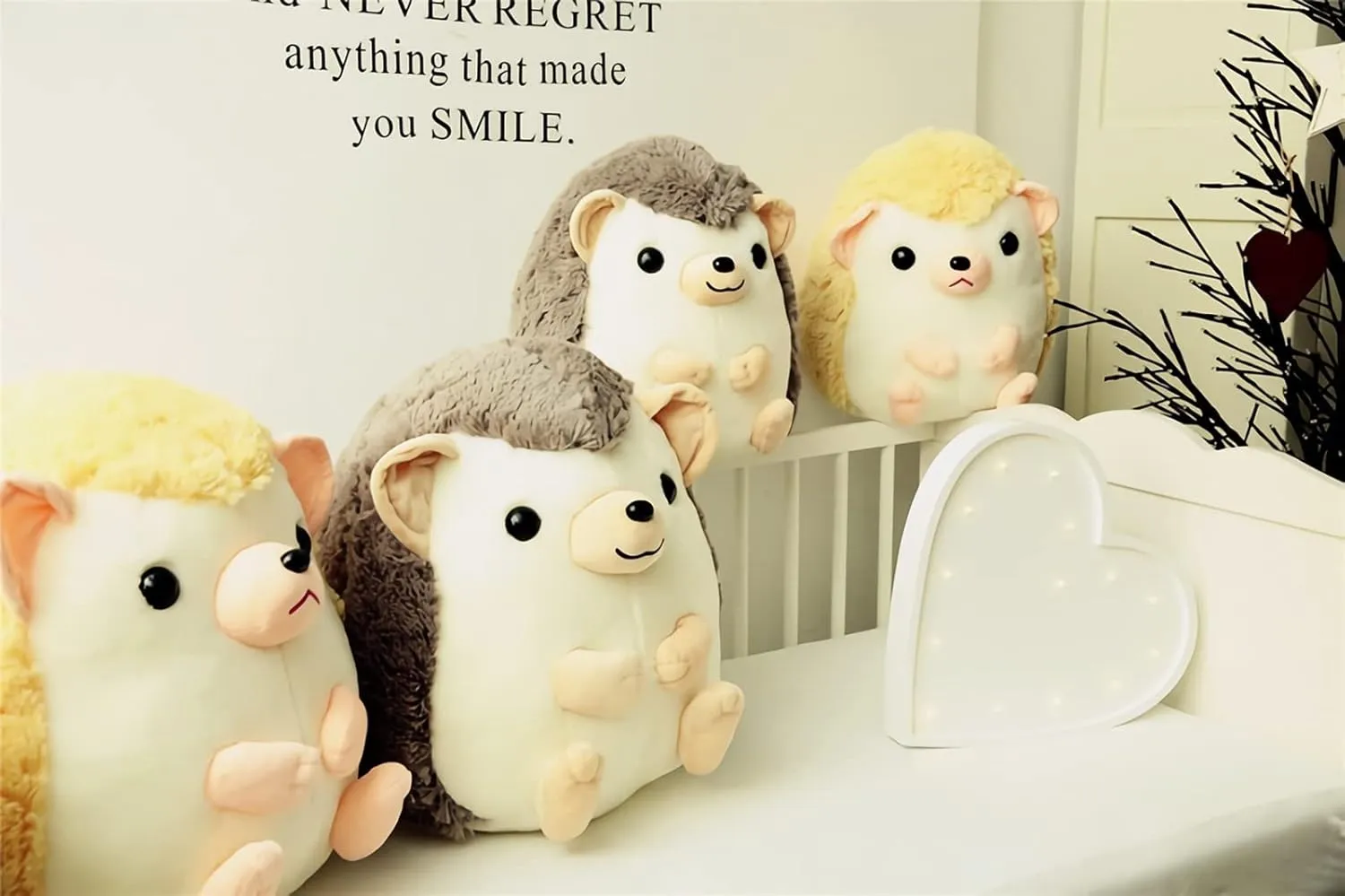 - diplomatic 13.7'' Gray Kawaii Hedgehog Plushie Throw Pillow$ Chubby Soft Plush Toy Doll$ for Him & Her (Gray$Medium) Cute Hedgehog Stuffed Animal Plush Body Pillow 