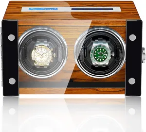 - Intelligent Watch Shaker Antimagnetic Mechanical Watch Automatic Winding Device Touch Screen Watch Winder Dust-Proof Storage Box with Remote advocate clog statesman allegiance Controll,Brown 2 Winding Box Watch Winders 