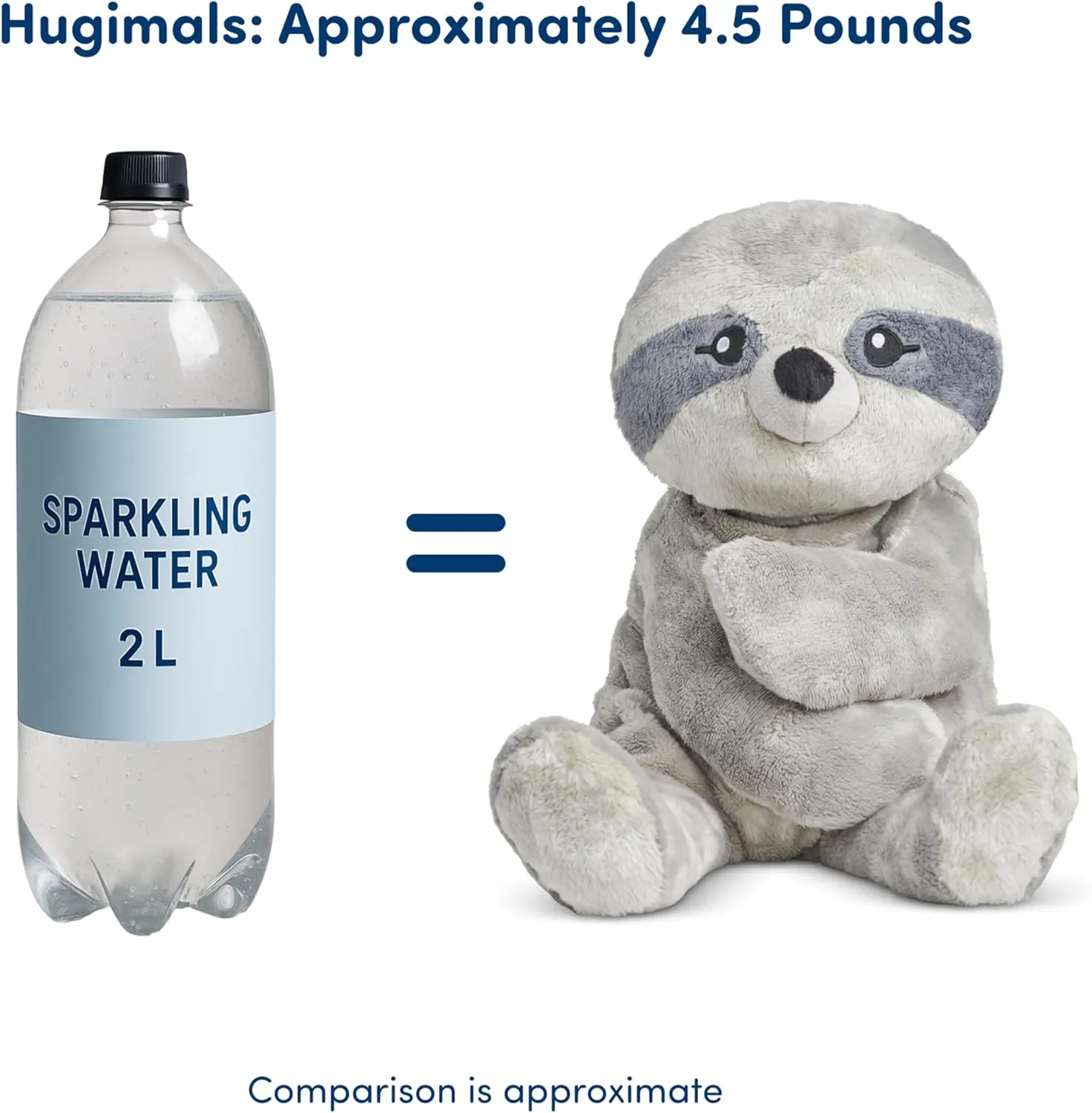 | Large Unscented Washable Self Care Calming Stuffed Animal for Kids, Teens and Adults Charlie The Puppy ware 20 Inch 4.5 lb Heavy Cute Sensory Weighted Comfort Plush 