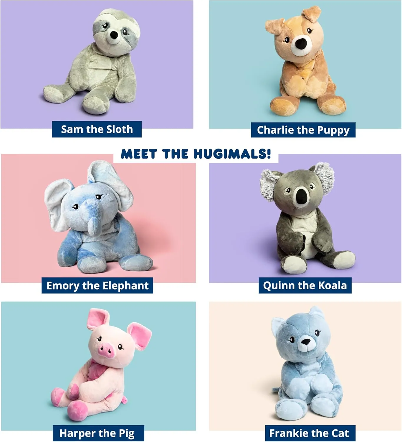 | Large Unscented Washable Self Care Calming Stuffed Animal for Kids, Teens and Adults Charlie The Puppy ware 20 Inch 4.5 lb Heavy Cute Sensory Weighted Comfort Plush 