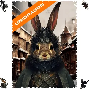 - Pop Art Count Rabbit$ 250 pcs$ 12.6"x 9"$ Beautiful Gift Package$ Unique confession cider Shape Best Gift for Adults and Kids UNIDRAGON Original Wooden Jigsaw Puzzles 