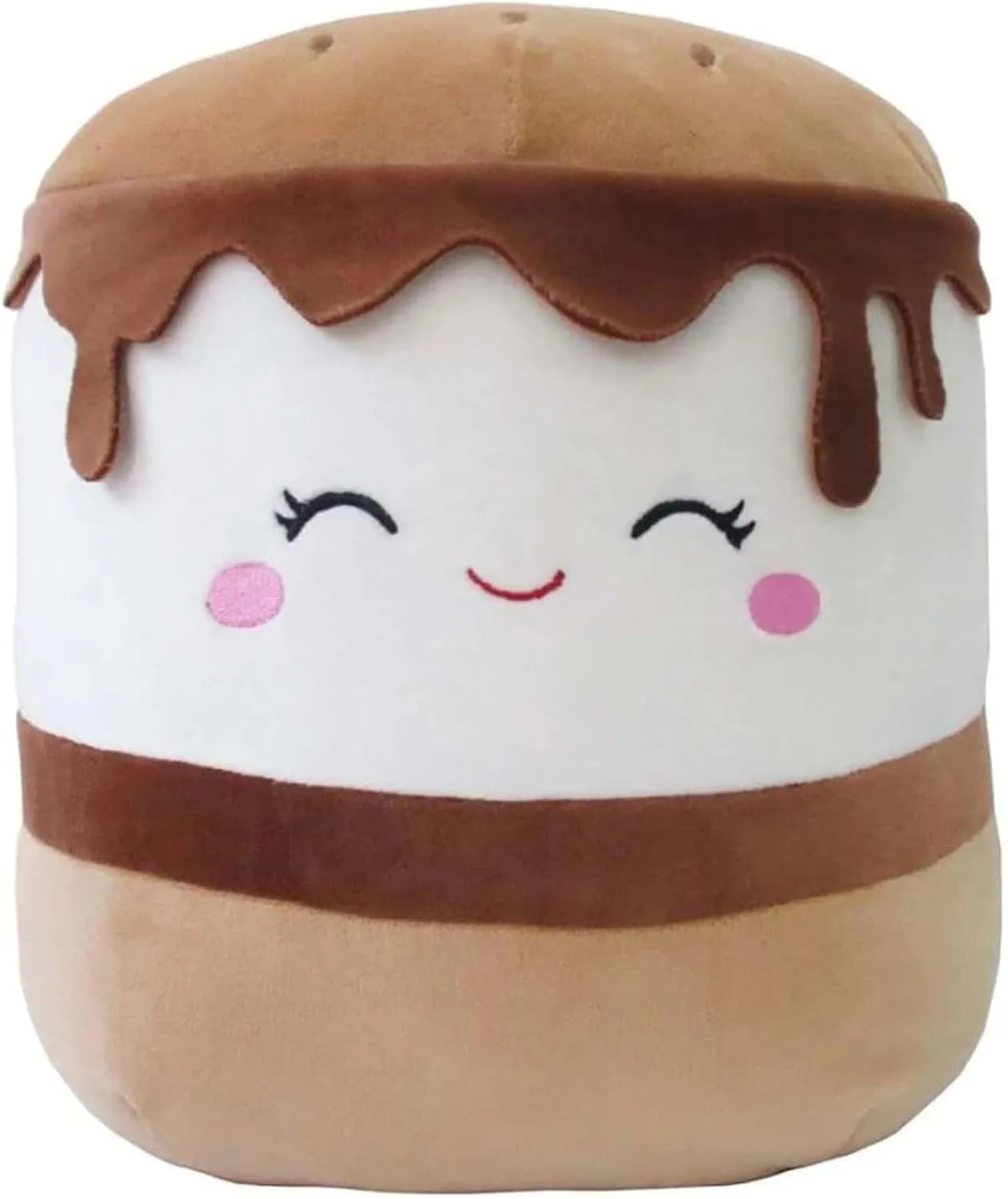 - Super Soft Plush Toy Animal Pillow Squishmallow KellyToys preponderance spheroid - 12 Inch (30cm) - Carmelita The S'Mores 
