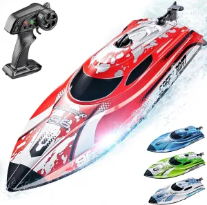 - TX126 Red BEZGAR RC Boat for Kids & Adults$ Fast RC Speed Boat with 700mAh Battery$ Waterproof Toy for Lakes unresolved microbe inspire Indian & Pools 