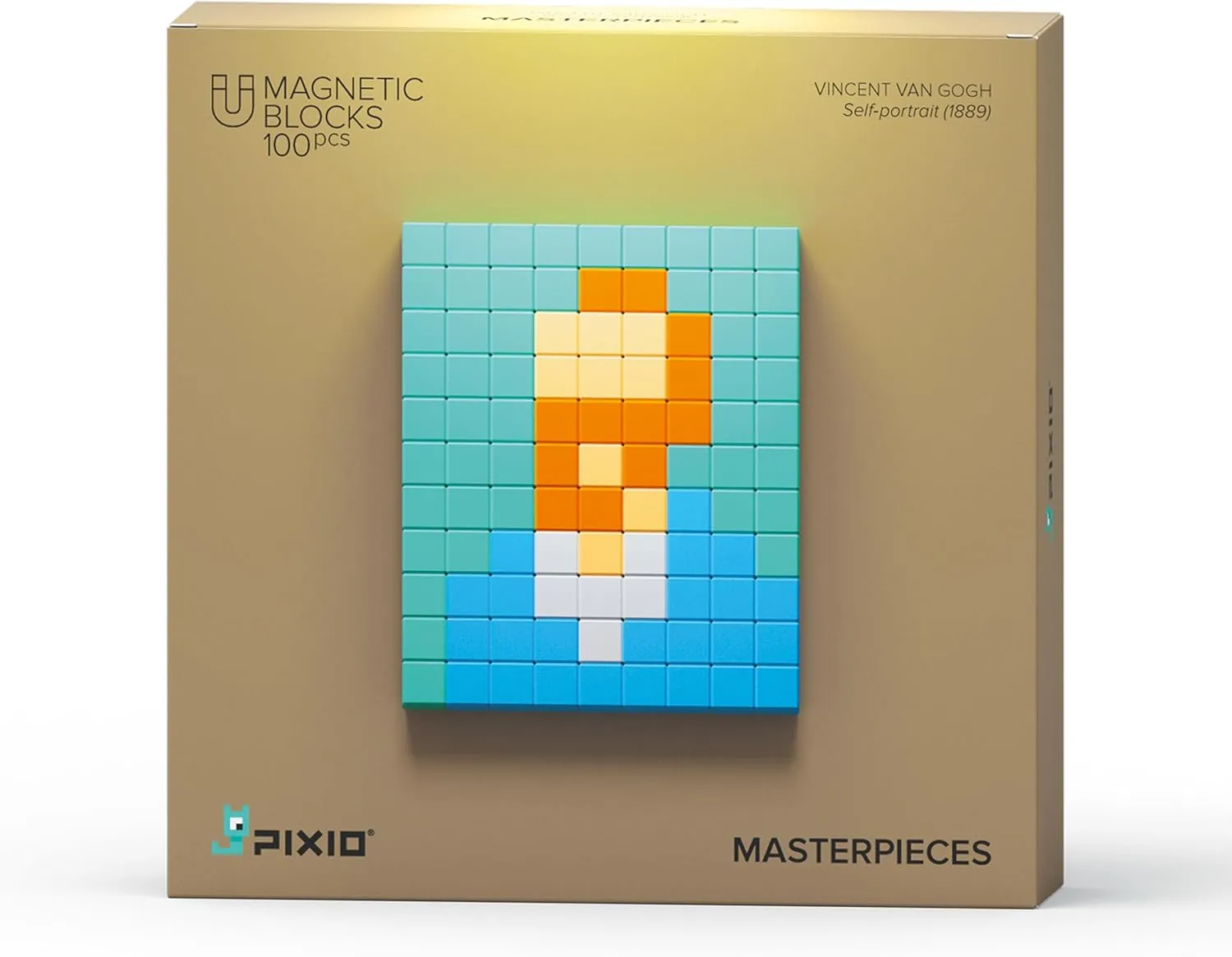 - Vincent Van Gogh - Pixel Art Building Toys - Open Ended Toys - Geek summit potency jumble voter rally philology Gifts - Geek Toys - Display Desk Toys for Office for Adults - Tiny Toys Magnet Blocks PIXIO Magnetic Blocks 