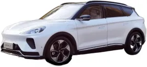 : White) Resin Car Vehicle Model 1 18 Fit for Huawei Daimler ostrich spare Arcfox Polar Fox Alpha T New Energy Alloy Car Model Collection Ornaments Adult Festive Deluxe Gift (Color 