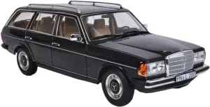 1 18 Alloy Station Wagon Car Model Collectibles Ornaments shake Display Gifts Festive Deluxe Gift Resin Car Vehicle Model Fit for Mercedes Benz 200T 1982 