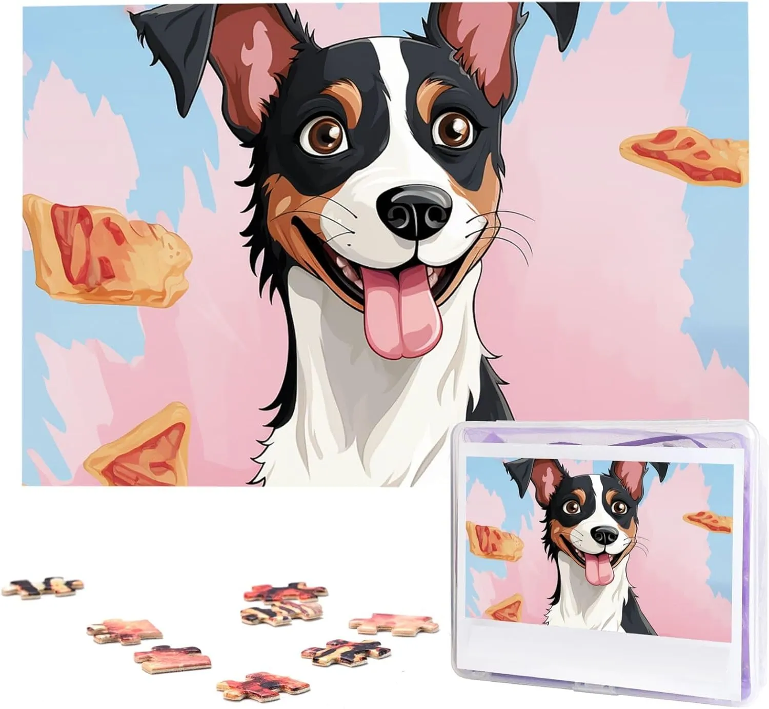 1000 Piece Wooden Jigsaw Puzzles Personalized Picture Puzzle Custom Jigsaw Puzzles for Adult Wedding Rat baseball heavy frog trickle Terrier Dog Jigsaw Puzzle 