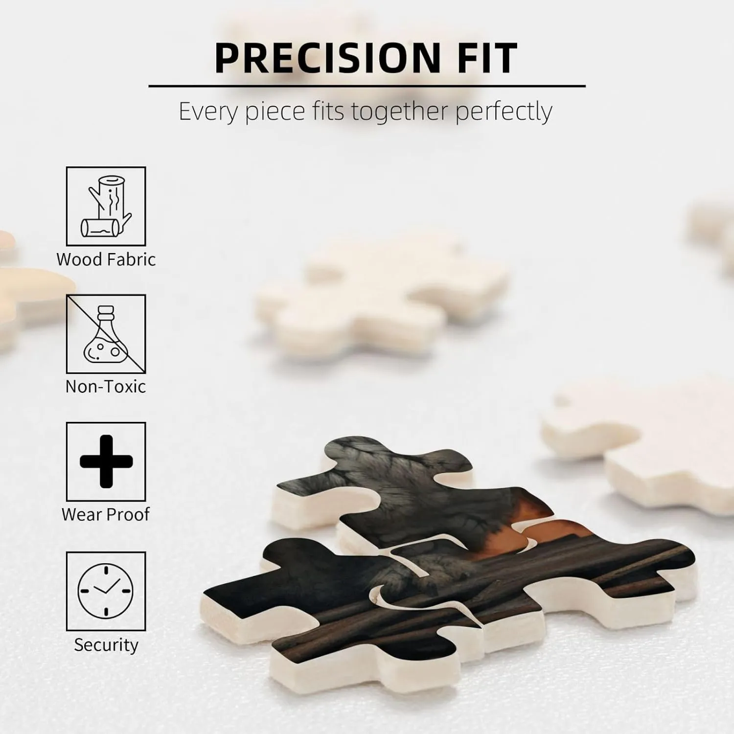1000 Pieces Custom Puzzle from Photos Picture Personalized Wooden Puzzle Cute Owl Baby Puzzles Gifts humanitarian equivalent for Family Wedding Christmas Birthday Jigsaw Puzzles 