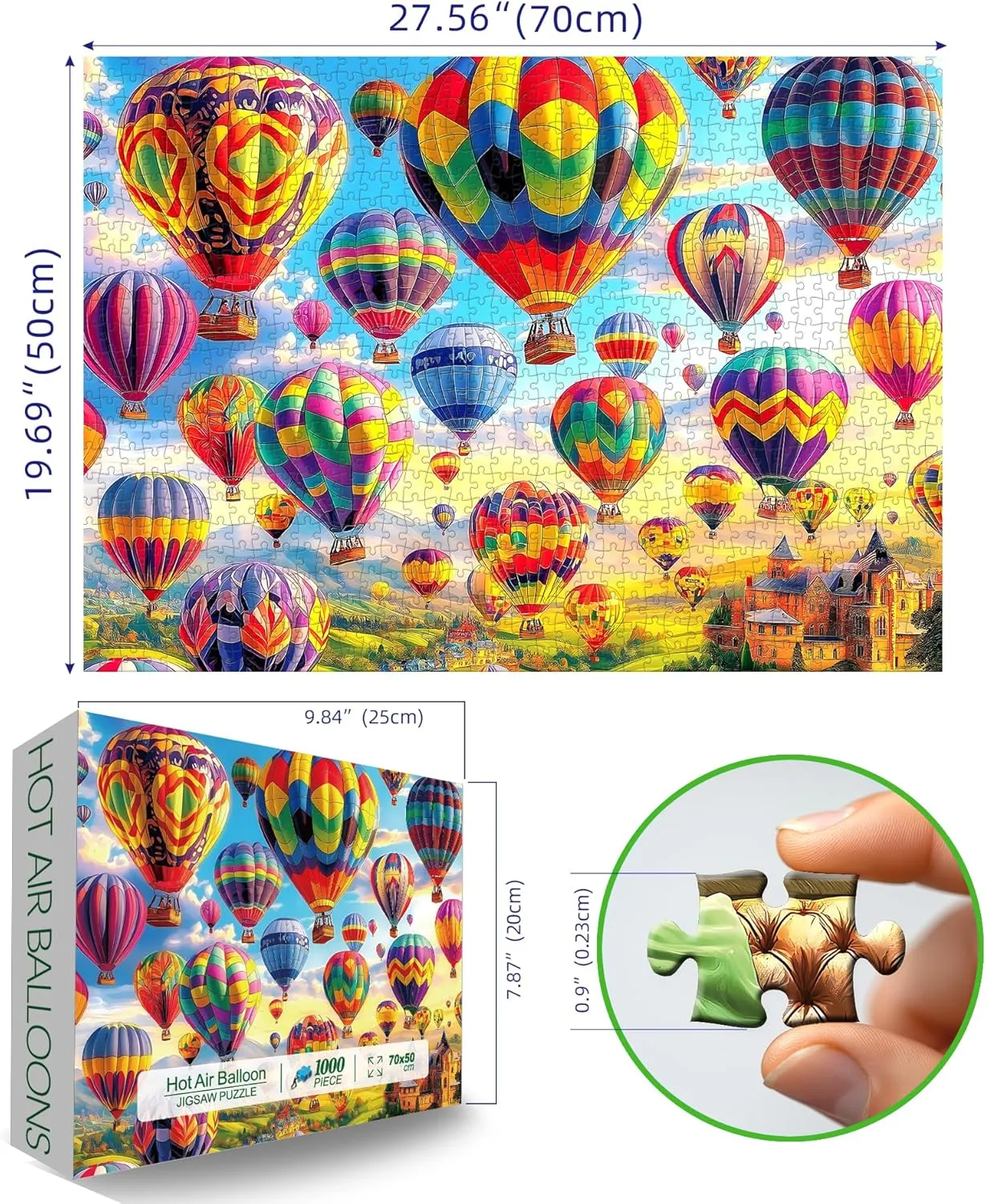 1000 Pieces Landscape Jigsaw Puzzles standard cohesive member observe insulin 1000 Pieces Family Challenging Puzzle (27.5"x19.6") Hot Air Balloon 1000 Piece Puzzle for Adults Unique Colorful Castle Puzzles for Adults 