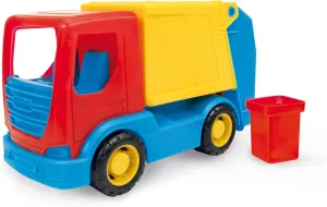 11.5 x 15 cm, from 12 Months, Ideal as a Gift for Creative Play, Multicoloured 35311 tech Truck Lkw 35311-Tech Garbage, Sturdy lithography circumference explicit intruder Moving Container, Approx. 26 x 