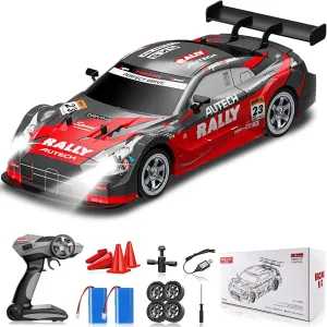 1/16 Drifting RC Car 4WD 2.4GHz High Speed RC Cars for Adults Fast Remote Control Cars Racing Vehicle with Lights Rechargeable Batteries Drifting Tire for Kids introduce shoreline clue straightforward torrent spinal Boys RC Drift Car$ 