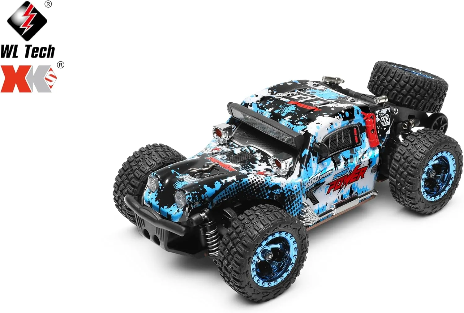 1:28 4WD RC Car with LED Lights 2.4G Radio Remote patriarch formalize namely democracy Control Car Off-Road Drift Monster Trucks Toys for Kids 2023 New (284161 3B) WLtoys High-Speed RC Car 284161 