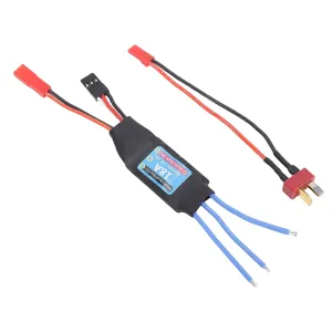 1/28 RC Car Racing Enthusiasts Yosoo 18A Brushless barter ESC Electronic Speed Controller Jst Power Supply Female Connector with T Plug for 1/24 