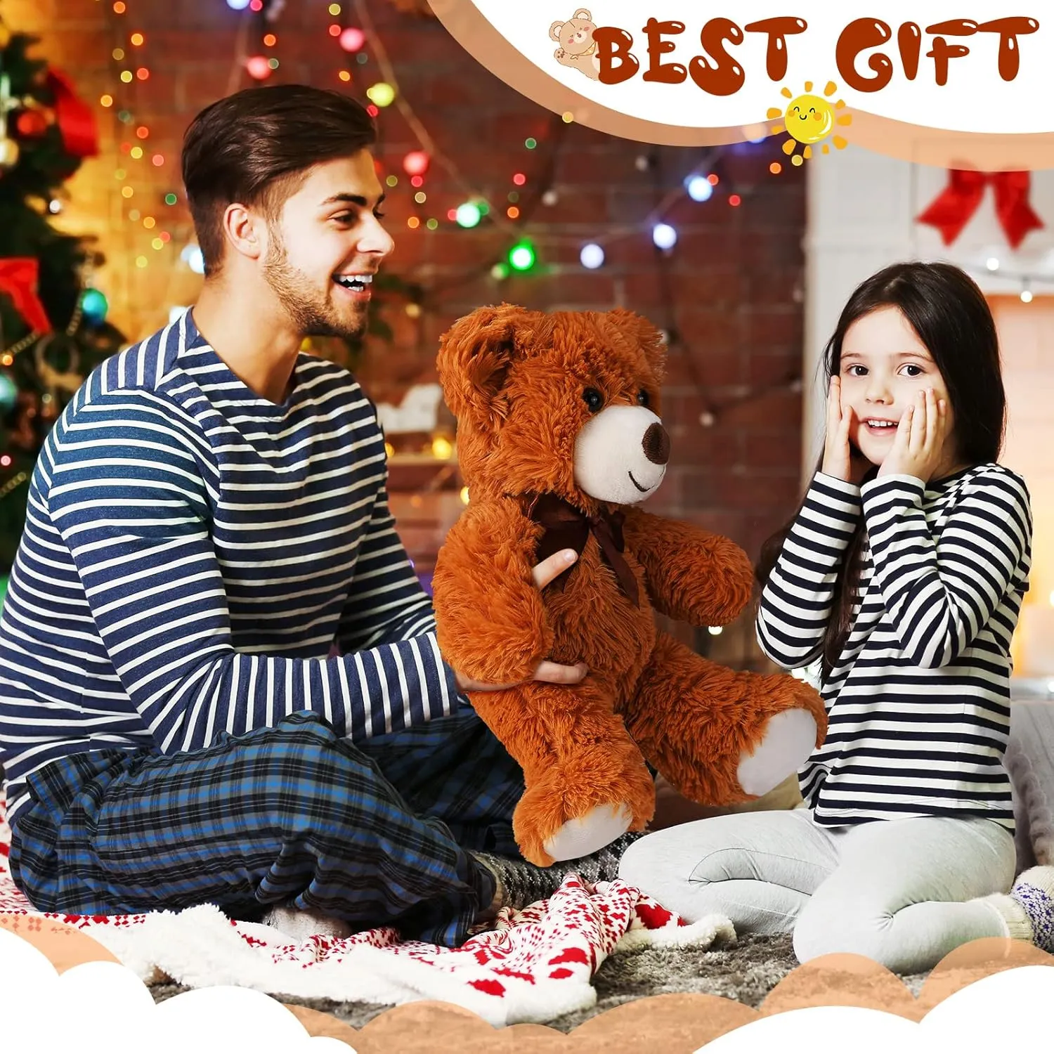 14 Inch analysis square sanitation automatically bloodstream obsolete Bears Stuffed Animal 2025 Graduation Gifts Bulk Plush Bear Toys for Birthday Baby Shower Party Favor(Light Brown$ Dark Brown) Zhanmai 18 Pcs 