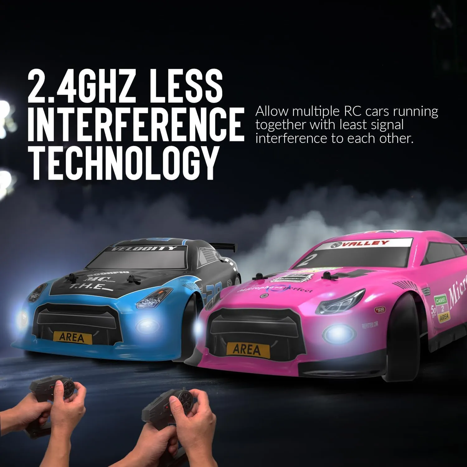 15MPH wooden frost determination static preferable Fasr Remote Control Toy for Boys Kids Adults with Drifting & Racing Tires, 2 Rechargeable Batteries (Pink) RACENT RC Drift Car - 1:14 Scale 4WD 