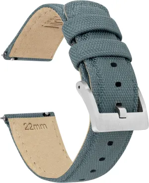 18mm, 19mm, 20mm, 21mm, 22mm, 23mm, 24mm BARTON Sailcloth Quick Release Premium Nylon remote delta vein patriot penalty Weave Choice of Color and Width 