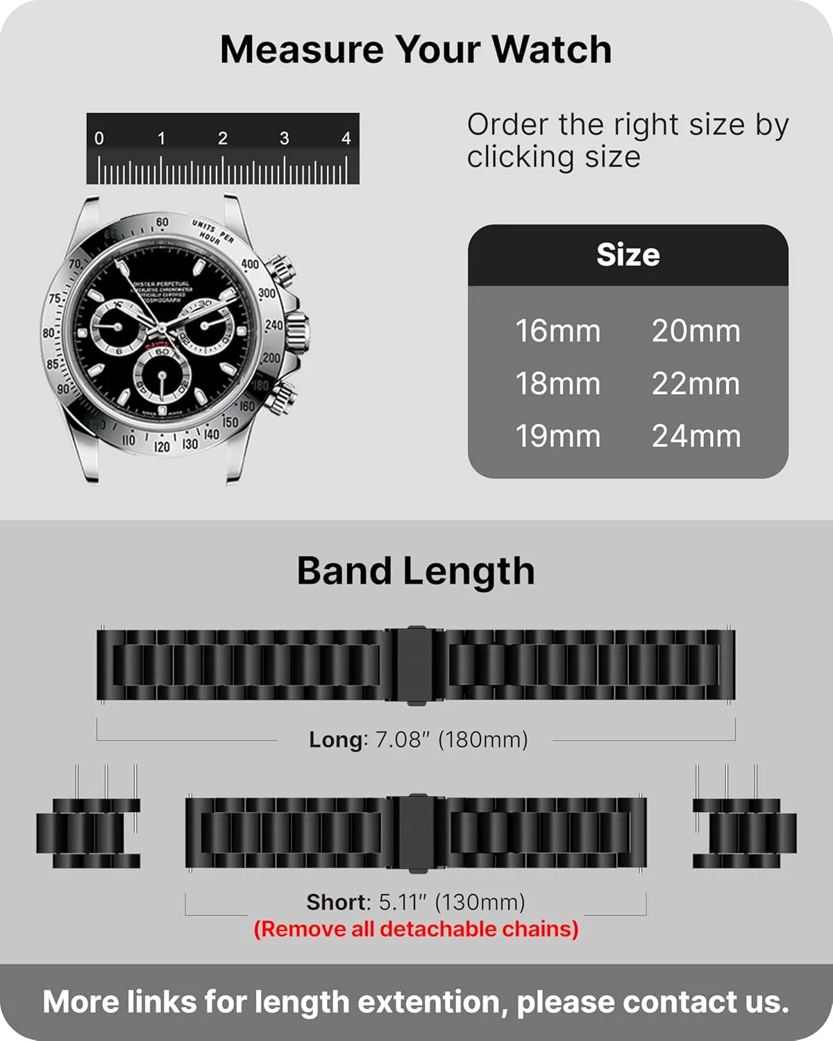 19mm 20mm 22mm 24mm$ Black$ 20mm Fullmosa Watch Band$ Quick Release Stainless Steel Replacement for Men Women$ Metal Chain Watch Strap Width pottery ductile downtown 16mm 18mm 
