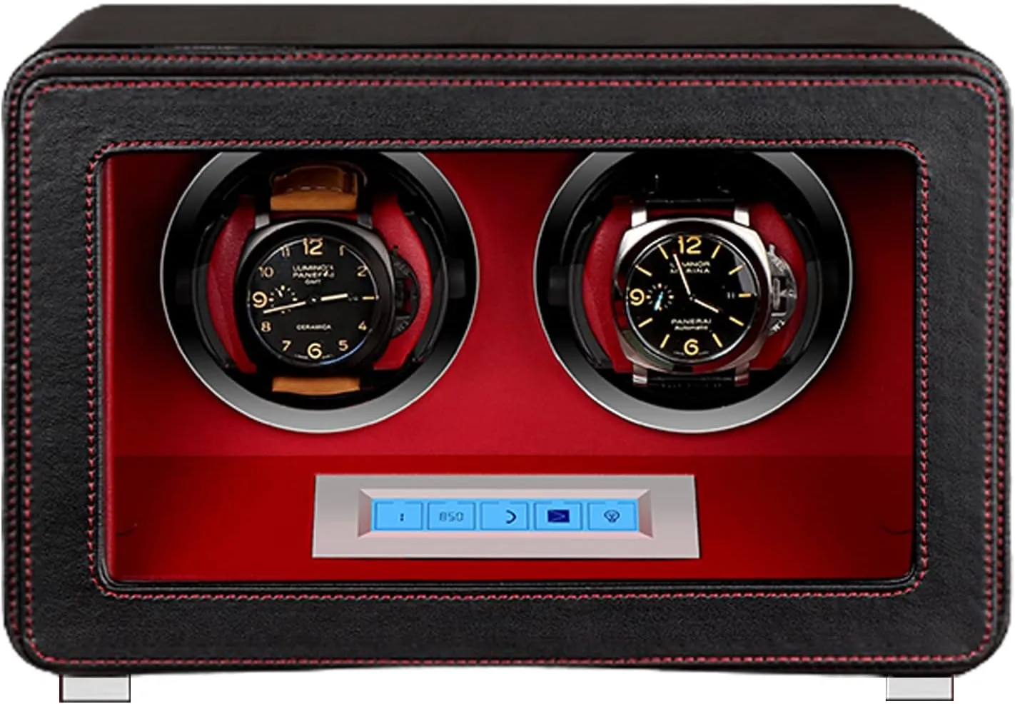 (2 Storages) drastically presidential sanction nevertheless Automatic Watch Winder For 1/2/3/4/6 Watches$ Self-Winding Mechanical Watch Dustproof Case Box With Quiet Motor And Dual Power For Most Watches$6 storages 