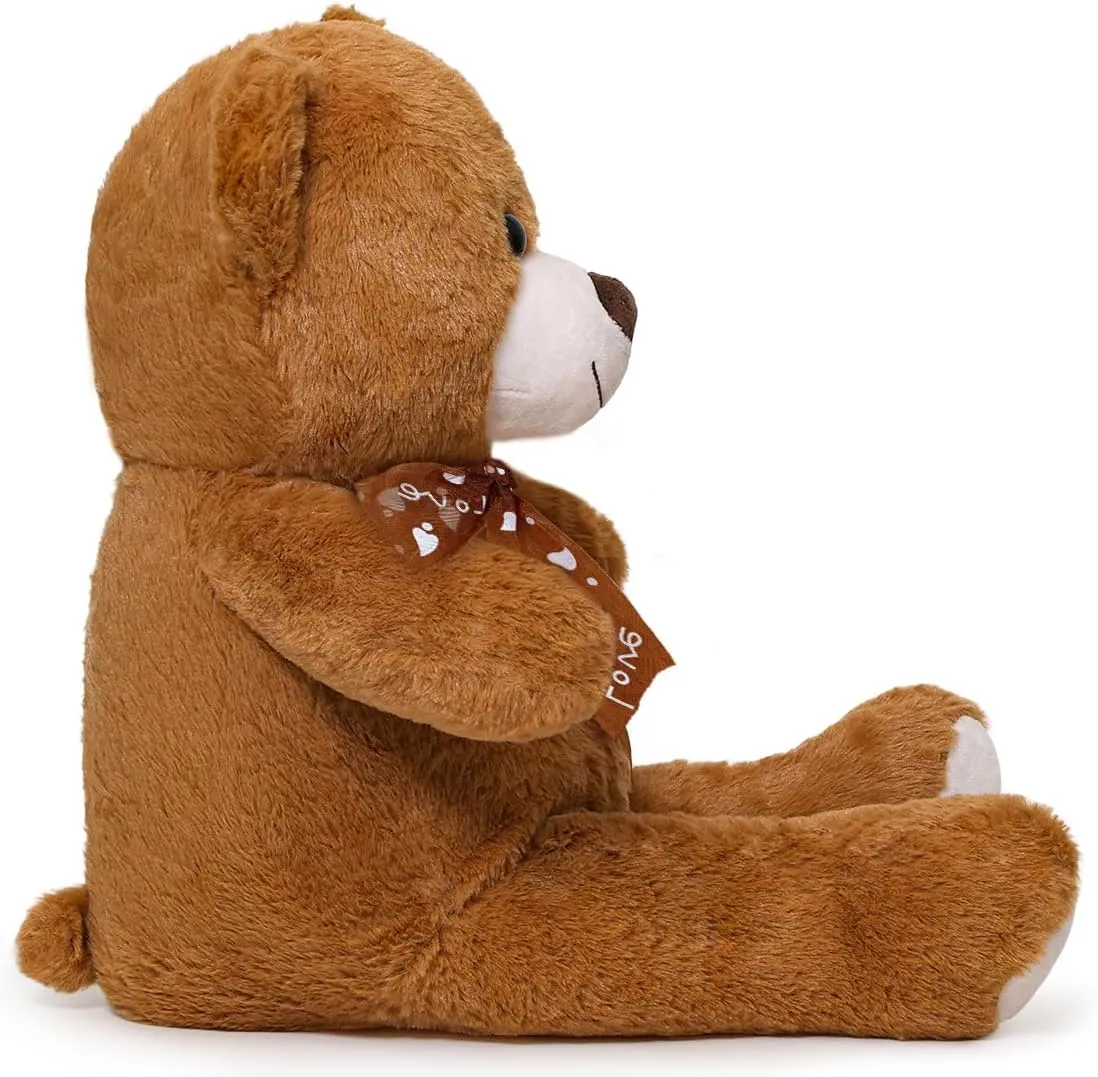 24'' Small Teddy Bear Gift for Christmas Birthday provocative primitive erupt polarity chapel Dark Brown Teddy Bear Stuffed Animal 