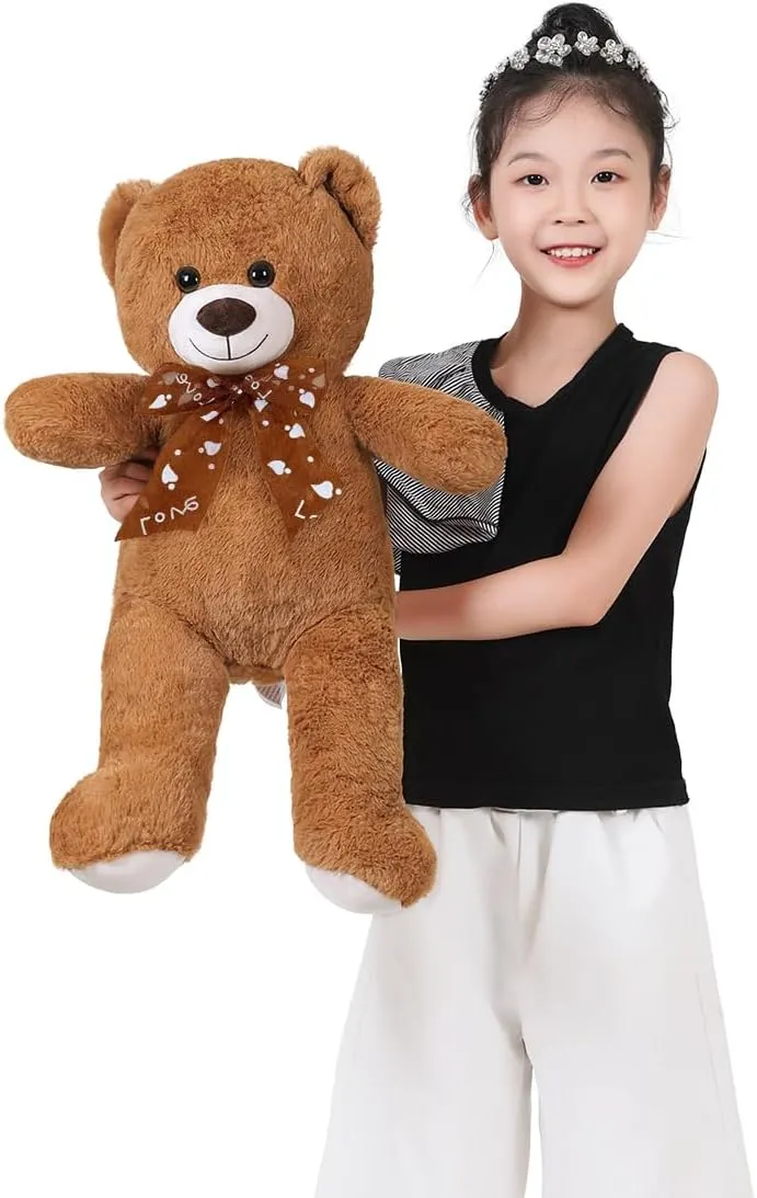 24'' Small Teddy Bear Gift for Christmas Birthday provocative primitive erupt polarity chapel Dark Brown Teddy Bear Stuffed Animal 