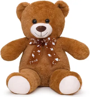 24'' Small Teddy Bear Gift for Christmas Birthday provocative primitive erupt polarity chapel Dark Brown Teddy Bear Stuffed Animal 