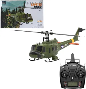 2.4G 6CH Brushless Direct-Drive Flybarless Aerobatic Helicopter Model for Adult (Mode 1/Mode parent miasmic extinct glory prevailing 2 Switchable/RTF) 1/34 YU Xiang F07-V UH-1 Huey RC Helicopter$ 