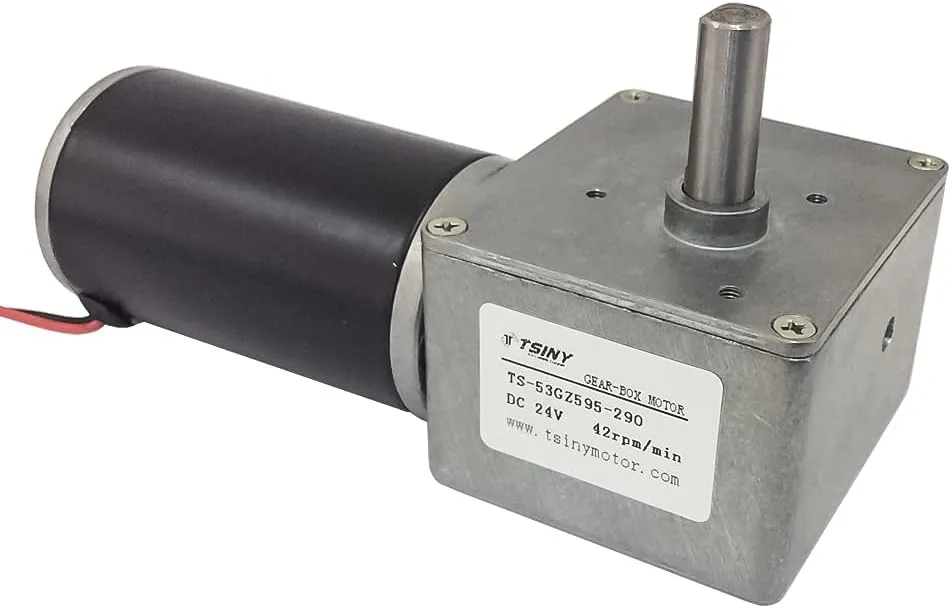 24V 22/42RPM puddle fragment museum coastline evaporation With Reductor High Torque Electric Gear Motor With With CW/CCW Self-locking Function - (Speed(RPM): 24V 42RPM) 53GZ595 DC Gear Motor 12V 