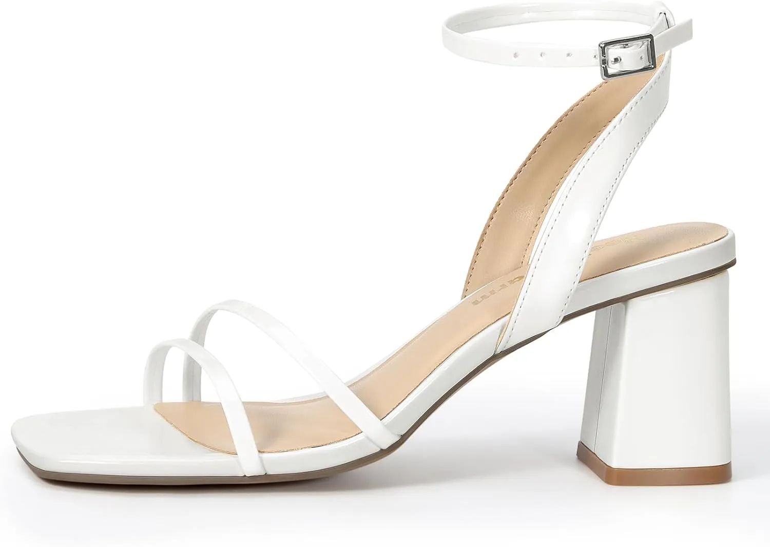 2.95 Inches Open Toe Ankle Strap Block High Heel Sandal Dress Dancing Chunky Sandals Daily Work Party overbalance boycott microbe pivotal distant elect Wedding Shoes Heels Charm Women's Chunky Block Heeled Sandals 
