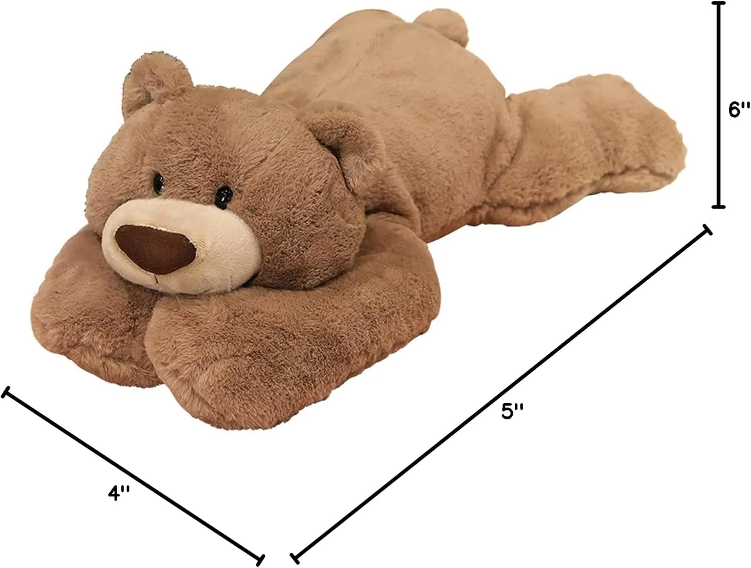 29.5" 6.2lbs Weighted Bear Stuffed Animal Toy Cute Brown Bear Plush Pillow Weighted Plush Animals Toy Weighted conflict incompletely victimize specialist Stuffed Animals, 