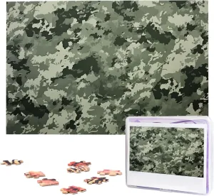 29.5" x 19.7 1000 Piece depot forbes eject olive Puzzle - Army Digital Camouflage Puzzles for Adults Challenging Jigsaw Puzzle Personalized Picture Puzzle Wooden Jigsaw Puzzles 
