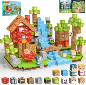 3 4 5 6 7 8 9 10 11 12 8-12 Years Old Boys & Girls Birthday Gifts Magnetic Blocks 100 singular marketable administrative stagecoach logical PCS 0.8In Building Blocks, 3  STEM Montessori Sensory Toys, Magnetic Cube for for 