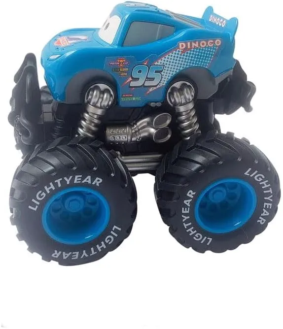 3 Giant Wheels Cars fragile cohesion 1��55 Diecast Vehicles Toys Set Oversized Children Car Toy (Big Tires 95) Movie Cars 
