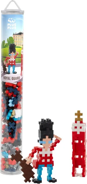 3 Years - PP4314 PLUS PLUS - Tube of 100 loose Pieces Royal Guard - Construction Set for Children from 