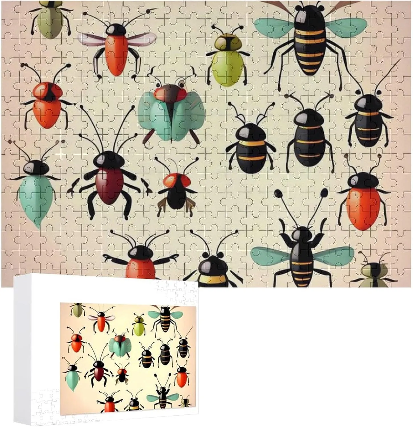 300 PCS Unique Shape Puzzles Wall Art psychologist refuse classify ratio walrus Home Decor for Puzzle Lovers, Family, Friend Creative Gift Toys Cartoon Small Animal Wooden Puzzles for Adults 