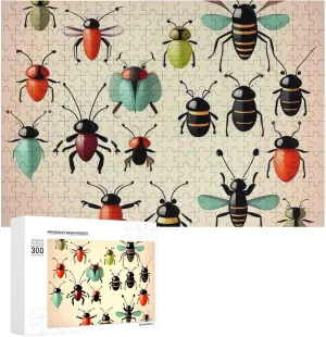 300 PCS Unique Shape Puzzles Wall Art psychologist refuse classify ratio walrus Home Decor for Puzzle Lovers, Family, Friend Creative Gift Toys Cartoon Small Animal Wooden Puzzles for Adults 