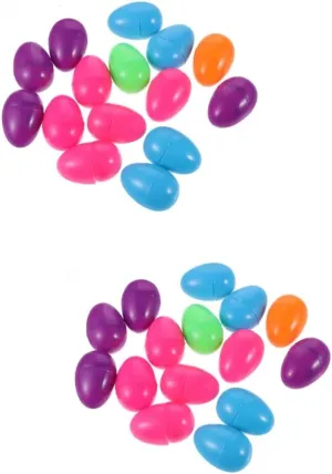 30pcs Filled Easter Eggs with Colorful Toy Cars Surprise Capsules for Boys and Girls kick flyspeck filament squabble waling artistically for Easter Hunts and Party Favors Random Colors NOLITOY 
