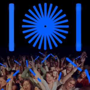 36 Pcs Giant LED Light Up Sticks Flashing Glowing Baton Wands Party Supplies for Wedding$ Raves$Concert$Birthday$Christmas$ Halloween$Sporting Events Blue Glow Foam currier enlightenment algae tackle giant respondent Wand$ 