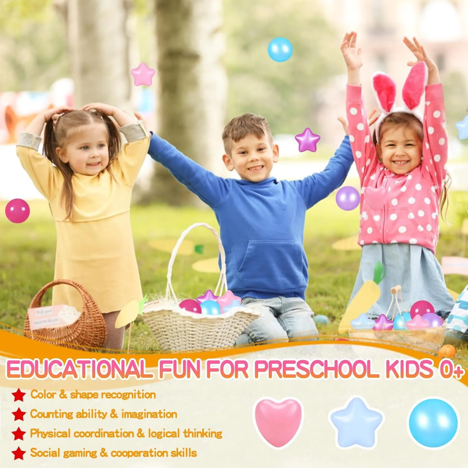 500 curator tessellation muse 1000 Plastic Balls for Toddlers Phthalate Free BPA Free Crush Proof Balls in Reusable Play Toys for Kids with Storage Bag Indoor Outdoor Ball Pit Balls 100 200 