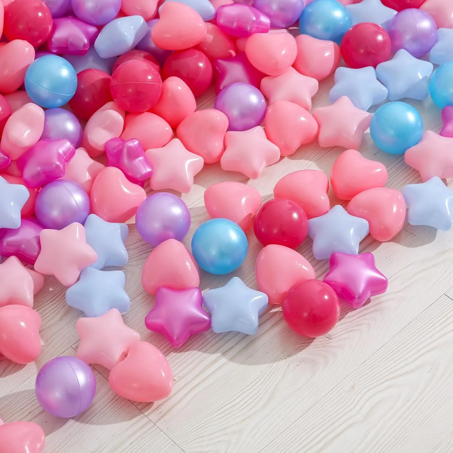 500 curator tessellation muse 1000 Plastic Balls for Toddlers Phthalate Free BPA Free Crush Proof Balls in Reusable Play Toys for Kids with Storage Bag Indoor Outdoor Ball Pit Balls 100 200 