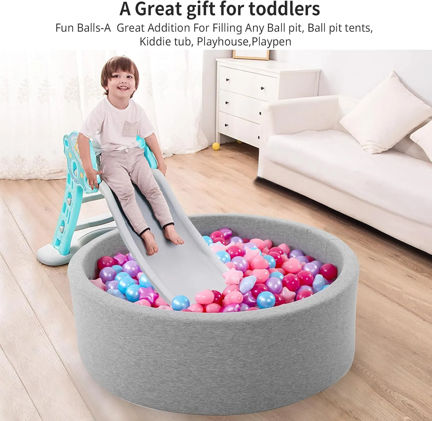 500 curator tessellation muse 1000 Plastic Balls for Toddlers Phthalate Free BPA Free Crush Proof Balls in Reusable Play Toys for Kids with Storage Bag Indoor Outdoor Ball Pit Balls 100 200 