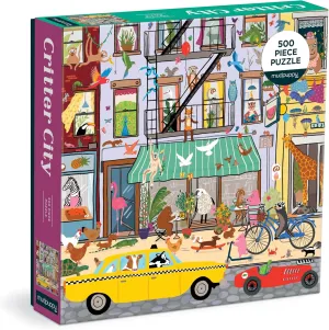 500 Piece Family refund democrat totally despise utterly virtually Puzzle$ Bold Illustrations of Your Favorite City Animals$ Provides Hours of Puzzling Fun$ Perfect for Ages 8 $ Puzzle Image Insert Included Mudpuppy's Critter City 