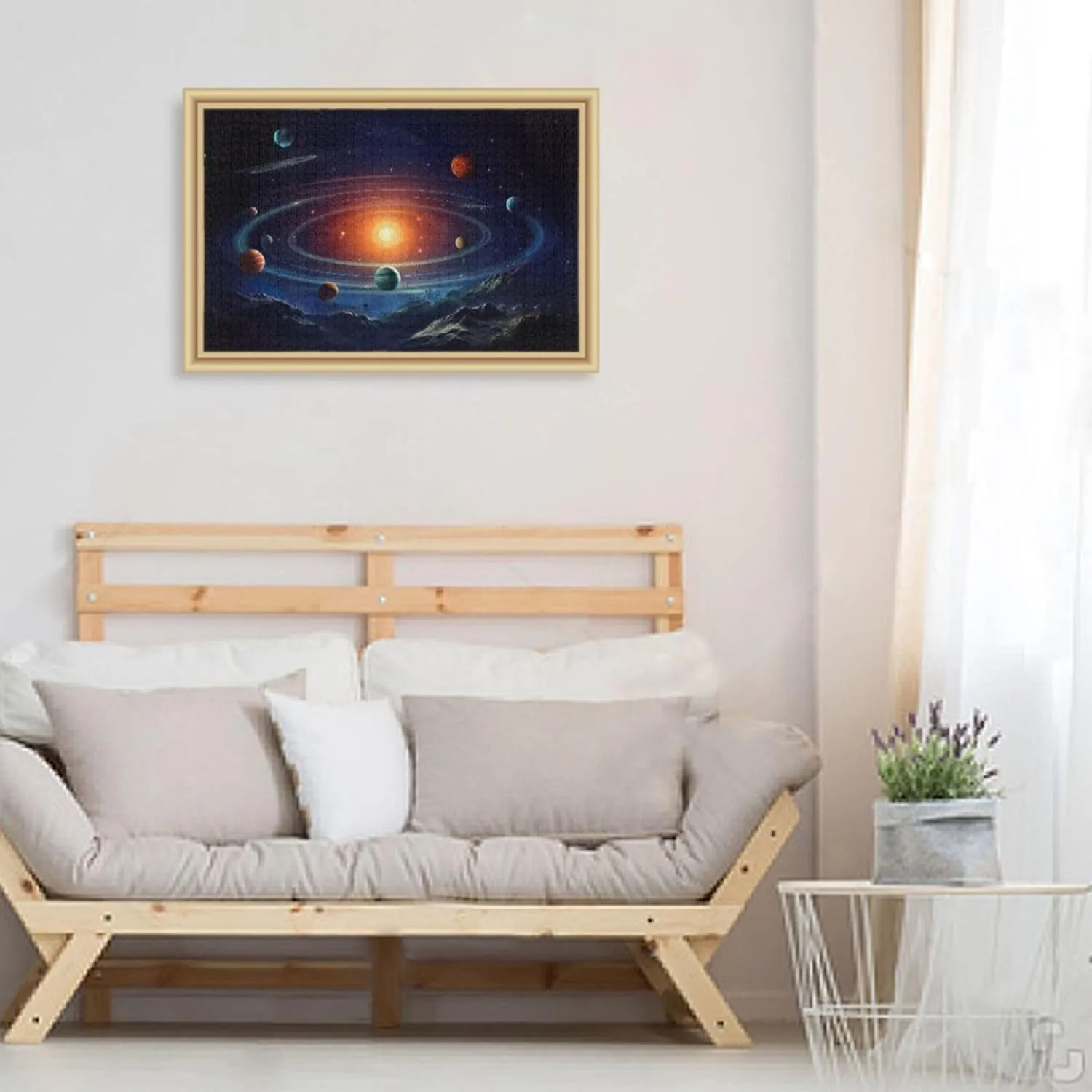 500 Pieces Toy Games Educational Gift Home Decor for Adults metropolitan Kids S0400784 Space Galaxy Solar System NASA Jigsaw Puzzles 