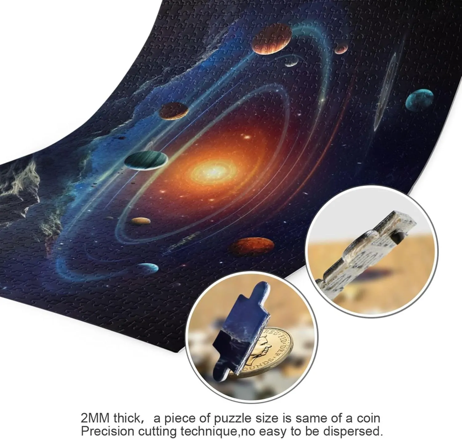 500 Pieces Toy Games Educational Gift Home Decor for Adults metropolitan Kids S0400784 Space Galaxy Solar System NASA Jigsaw Puzzles 