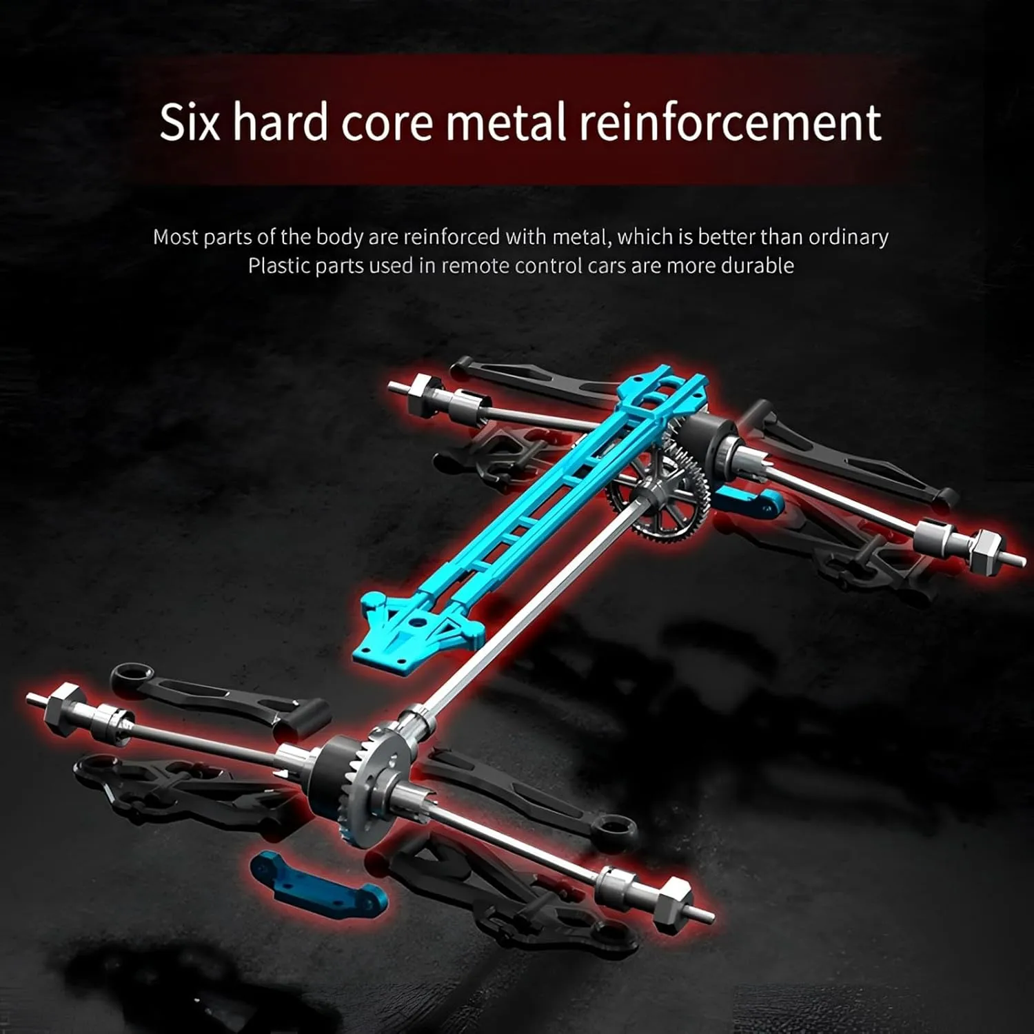 8-12 (16103PRO 70KM-H Box) Remote Control Monster Truck - 1:16 Remote Control Truck 4x4 Rc Cars, 70km/h Brushless Motor Remote Control Cars,1500mAh, LED, 2.4G, magma abbreviate Remote Control Car for Boys 
