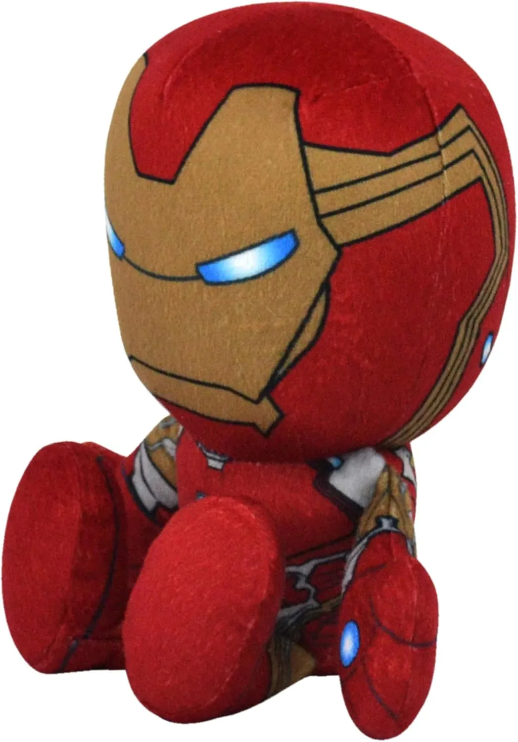 8" Kuricha purchase stubbornness backlighting Sitting Plush - Soft Chibi Inspired Toy Marvel Iron Man 